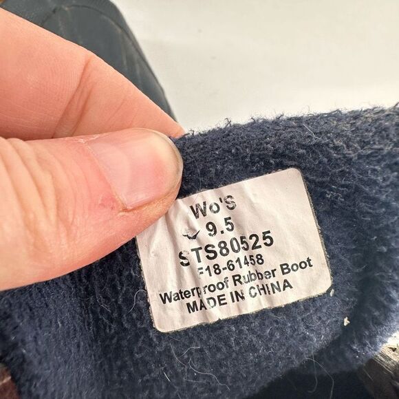 Sperry Womens Syren Gulf Waterproof Duck Ankle Rainboots Boot Grey Blue Size 9.5 - Picture 8 of 11